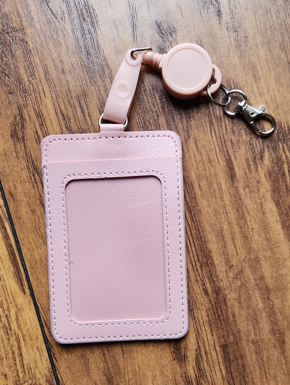 Pink Badge Holder